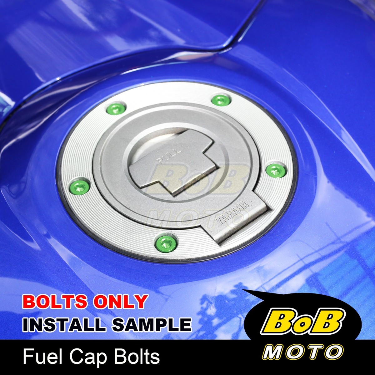 CNC GREEN Fuel Gas Cap Bolts For Kawasaki ZX-14R Ninja 06-11 12 13