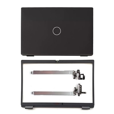 Replacement Laptop LCD Back Rear Top Lid Front Bezel with Hinges for Dell Lat...