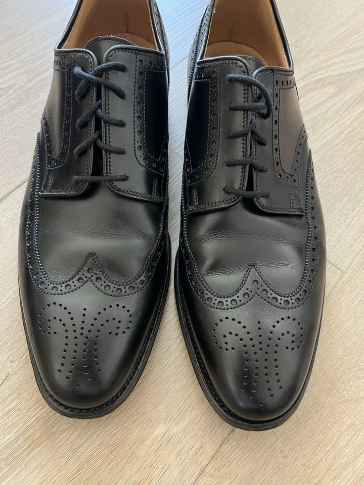 Zapatos de cuero Ralph Lauren etiqueta púrpura 9 D hechos en Inglaterra Foto 2 de 4