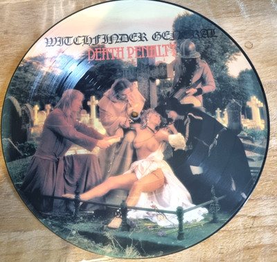 WITCHFINDER GENERAL - Death Penalty LP LIMITED ED PICTURE DISC HMR PD 8 1982 EX