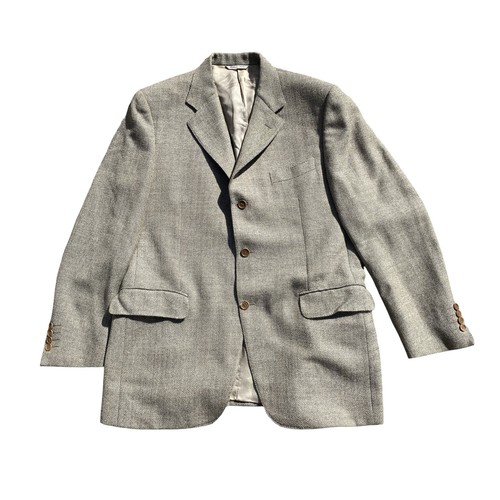 Canali, Canali Jacket Pure Wool Drop 6 with Straps Vintage 90S tg.52 Clothes L
