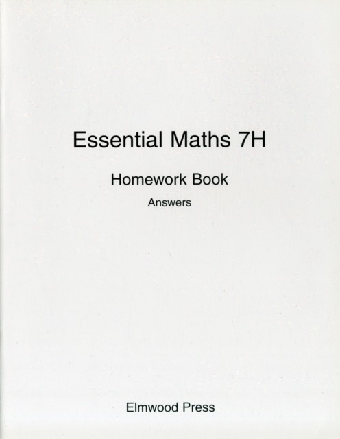 Essential Maths 7H Homework Book Answers David Rayner - Image 7