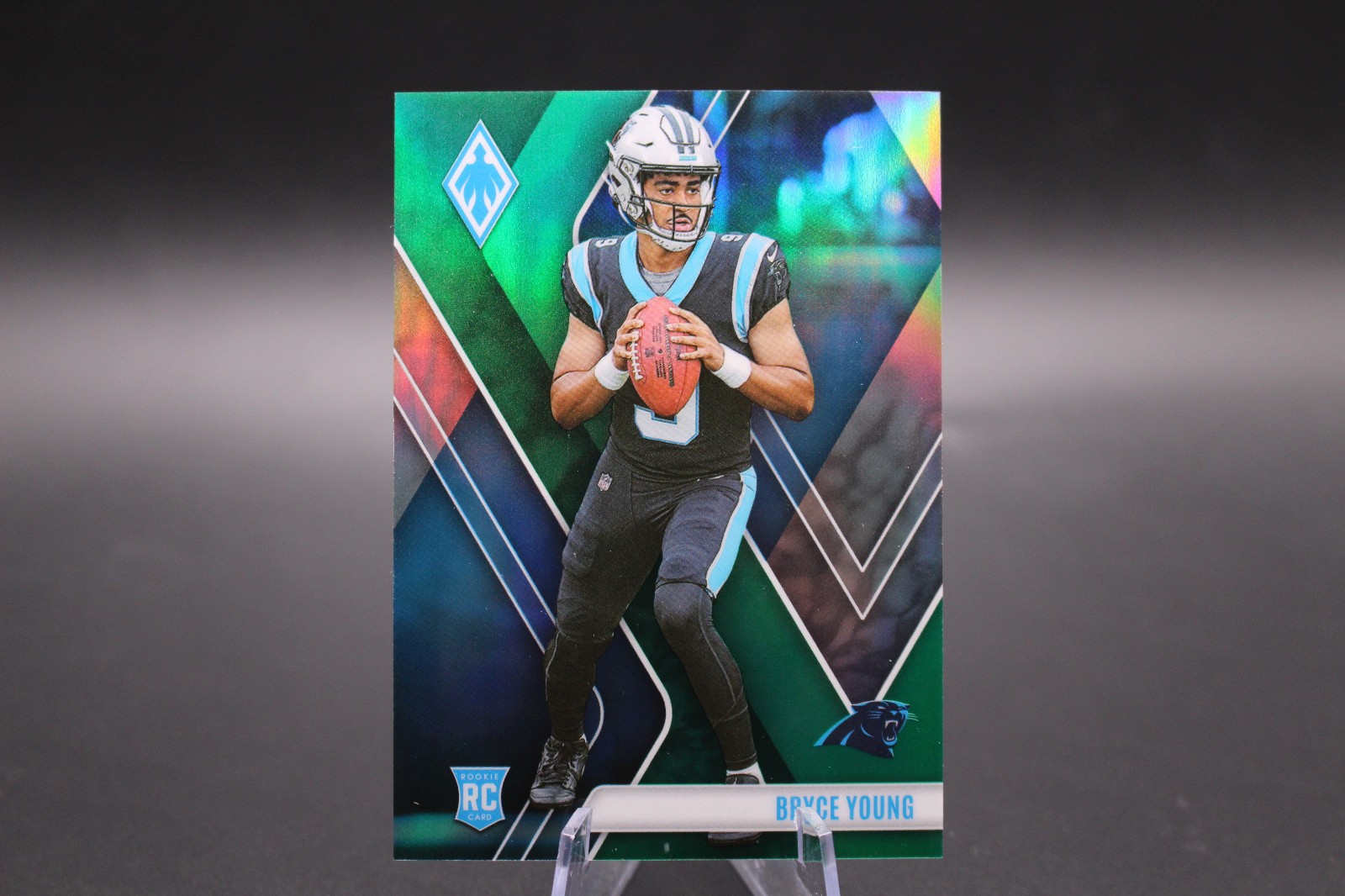 2023 Panini Phoenix Bryce Young Green Prizm /25 Rookie Card RC #101