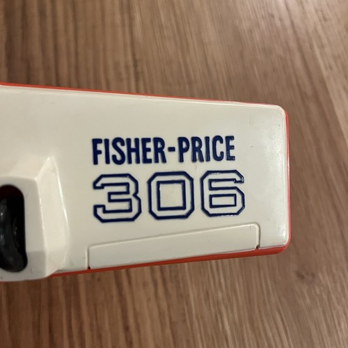 1974 Fisher Price Adventure People Daredevil Sport Plane Jet #306 Orange - READ - Picture 9 of 10