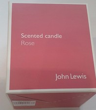 John Lewis Rose Candle.