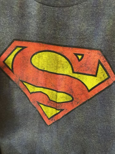 Camiseta manga corta SUPERMAN para hombre 3XL gráfica azul jaspeado logotipo DC 🦸 💪 - Imagen 3 de 5