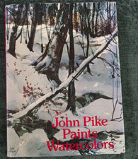 John Pike Paints Watercolors 1978 First Printing Hardcover Watson-Guptill Art