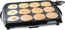 Presto 07046 Tilt 'n Drain Big Griddle Cool-Touch Electric Black 
