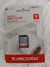 SanDisk Ultra PLUS SDHC UHS-I 32GB High Speed Class 10 Memory Card