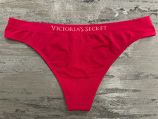 NWT Victoria's Secret Seamless Thong, Soft and Stretchy Panty Pop Pink Medium