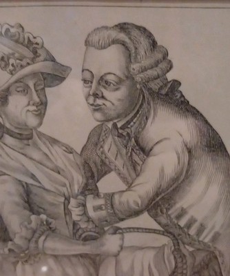 Original Radierung 18. Jahrhundert William Hogarth / C-Lothringen 1773 Human Passions.