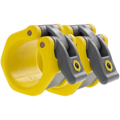 Lock-Jaw HEX 50mm / 2" Olympic Barbell Collar - Quick Release Barbell Clamp (...