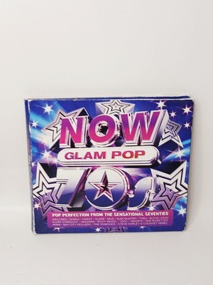 Now Glam Pop 70s (4 X CD Album) Various Artists (2021) 