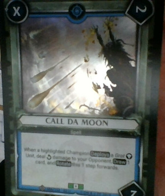 Warhammer Champions Savagery TCG : Call Da Moon : FOIL