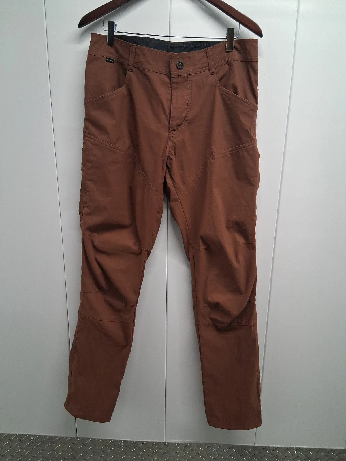 Kuhl Renegade Rock Pants Mens 33 x 34 Brick Red Hiking Tapered 5603