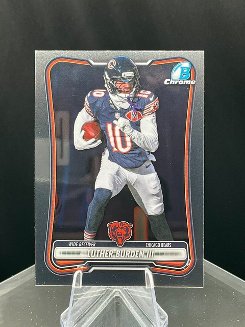 2026 Bowman Football CHROME BCV-17 Luther Burden III - Chicago Bears