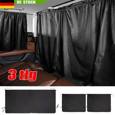 3X Auto Vorhänge KFZ Sonnenschutz Sichtschutz Fenster Privatsphäre Sonnenblende