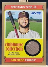 2023 Topps Heritage Clubhouse Collection Relic Fernando Tatís Jr #CCR-FT /99