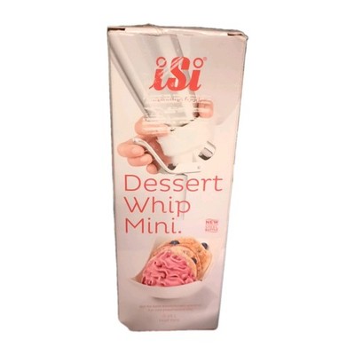 iSi Dessert Whip Mini, a 0.25-liter stainless steel dispenser