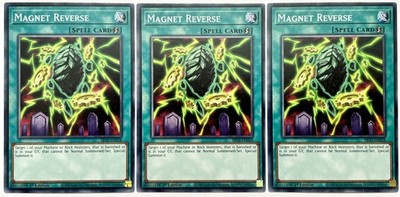 3 x SR10-DE028 Magnet Reverse - Common 1. Auflage Near Mint YuGiOh Karten
