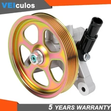 Power Steering Pump w/ Pulley For Honda Odyssey Pilot Acura MDX 2003-2013 3.5L