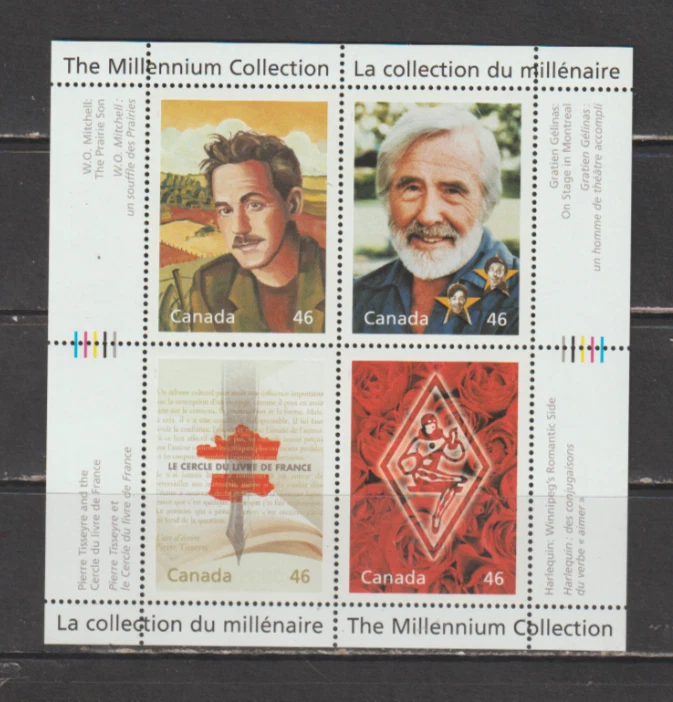 Canada 2000 The Millennium Collection Souvenir Sheet MNH - Image 1 of 1