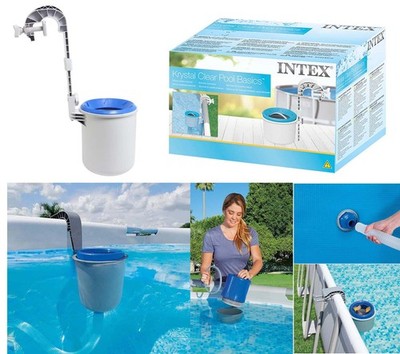 Intex Oberflächenskimmer Deluxe - Oberflächenabsauger Skimmer Poolsauger Pool