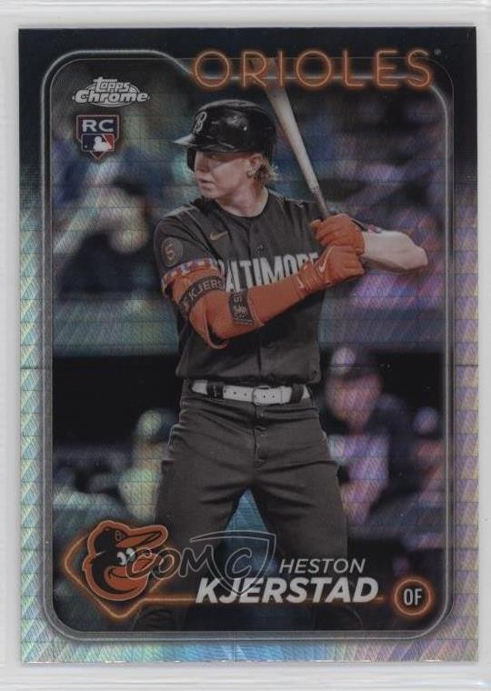 2024 Topps Chrome Prism Refractor Heston Kjerstad #142 6u5