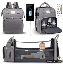 You Are My Sunshine Gray Diaper Bag Backpack Solid Unisex Baby Theme