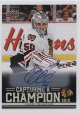 2025 Chicago Blackhawks Centennial Capturing a Champion Corey Crawford Auto 0x7l