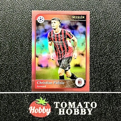 CHRISTIAN PULISIC /250 ROSE GOLD REFRACTOR TOPPS MERLIN CHROME UEFA 2024-25