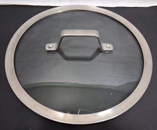 Calphalon Lid Replacement Glass Pan Lid 10 1/2" Outside 9 7/8" Inside