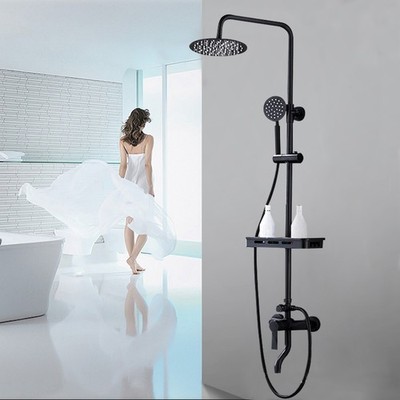 Regendusche Duschset Retro Bad Duschsystem mit Handbrause Rain Shower Faucet