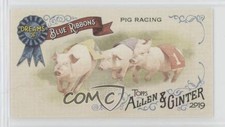 2019 Topps Allen & Ginter Dreams of Blue Ribbons Minis Pig Racing Contest 2id