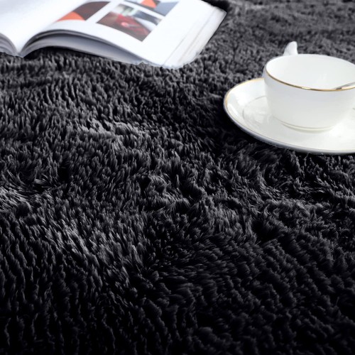 Large Shaggy Rugs Anti Slip Soft Fluffy Rug Living Room Thick Carpet Bedroom Mat - Picture 70 of 87