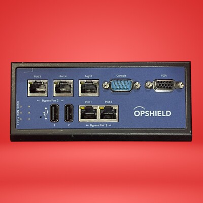 WurldTech OPShield NGFW-300-4 Industrial Next-Gen Firewall â   Untested As-Is