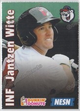 2017 Pawtucket Red Sox Dunkin Donuts SGA Jantzen Witte RC Rookie Boston