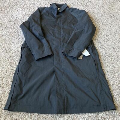【snow peak】FR Over Coat　Black Snow Peak Mens stretch fr Black Long Coat Polyester Lining