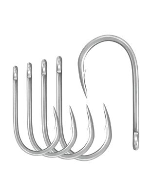 Big Game Hooks 5pcs Cutting Point Fishing Hooks High Carbon Steel Hooks Extra...