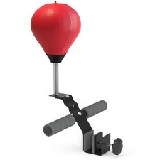 Doorway Sit-Up Exercise Bar with Punching Bag - Complete Upper Body and Abs M...