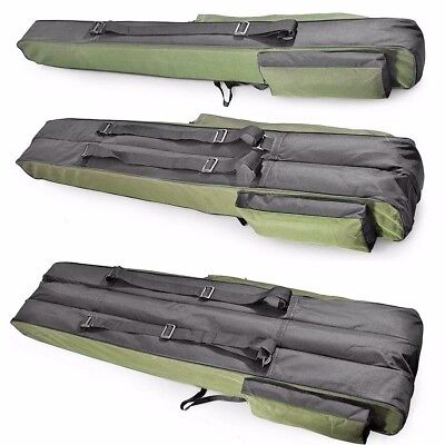 Rod Bag Holdall Carp Coarse Fishing Tackle Bag Water-resistant for 4 Rods
