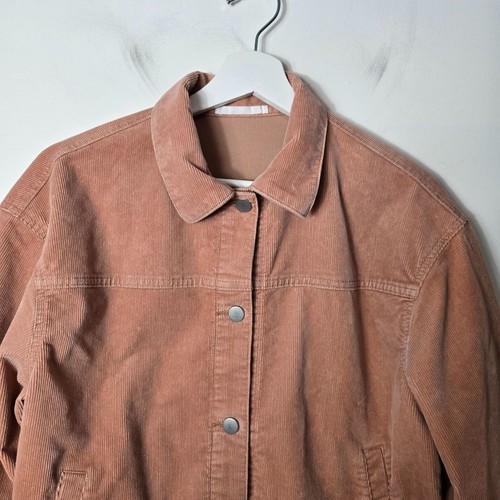 Uniqlo Gr. M Damen Cord Rosa Knopfleiste Jacke - Bild 5 von 13