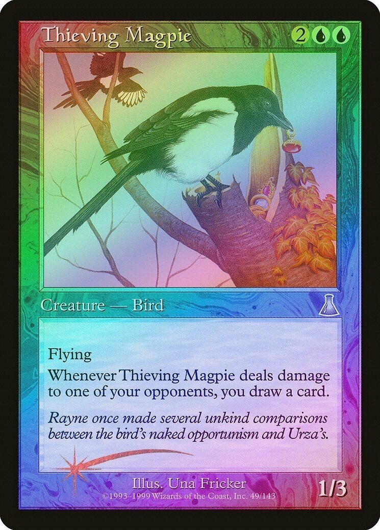 ✨ Thieving Magpie FOIL ✨ Urza's Destiny MTG Magic - NM