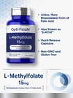 L Methylfolate 15mg | 90 Capsules | Max Potency | by Opti-Folate