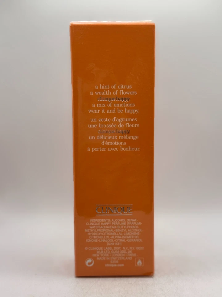 CLINIQUE HAPPY BY CLINIQUE 50ML PARFUM SPRAY CODE-A49 19 126 (NEW W/BOX&SEALED) - Image 4 of 4