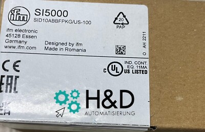 SI5000  IFM  Flow monitor 【New and Sealed】