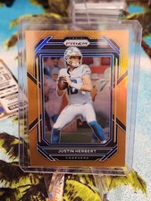 2022 Panini Prizm JUSTIN HERBERT Orange Prizm #d/249 SP-Chargers