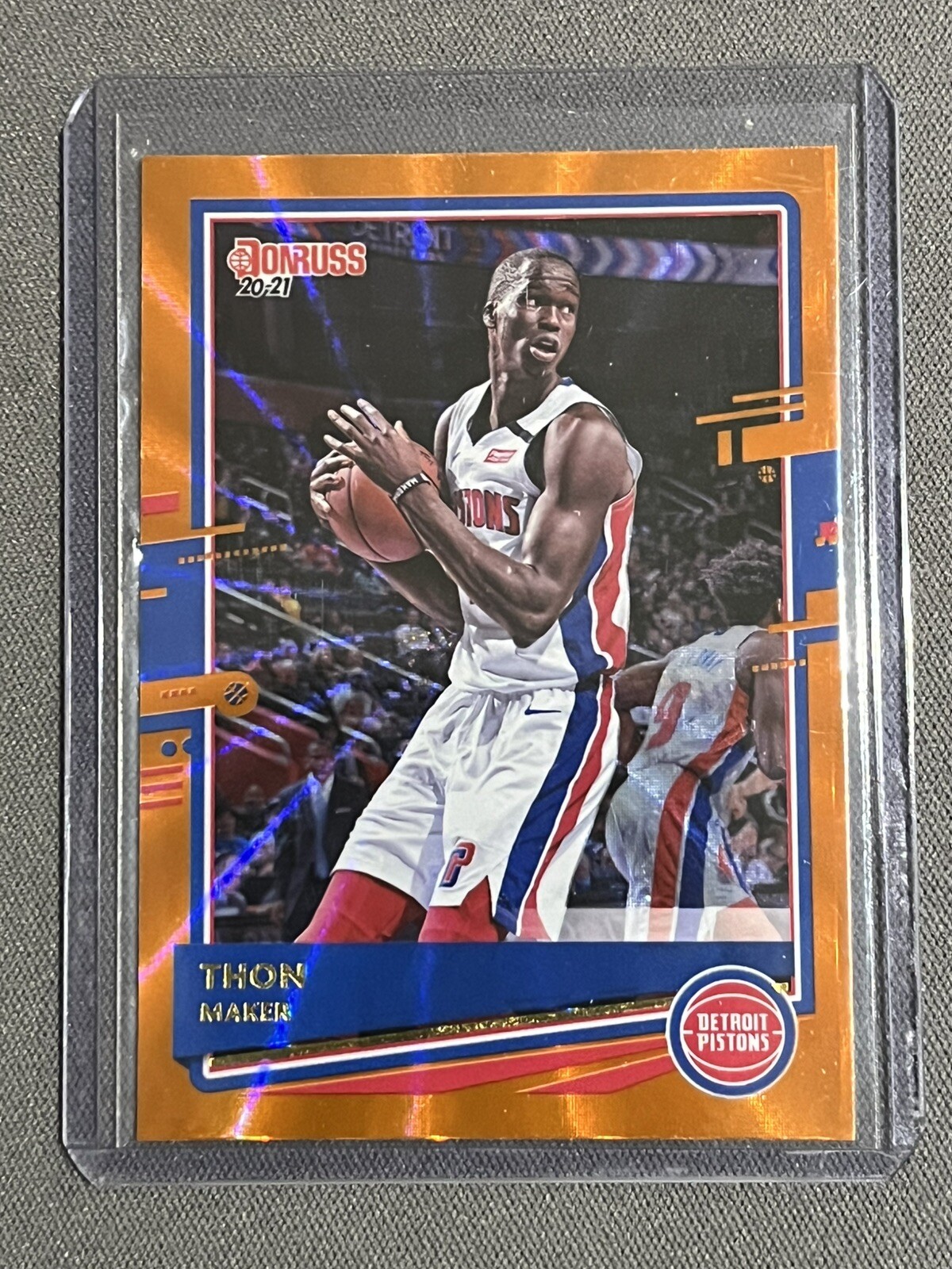 2020-21 Panini Donruss - Holo Orange Laser #53 Thon Maker