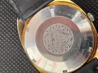 Vintage Technos Sky Ace Ref 3461 Automatic Swiss Mens Watch 2844