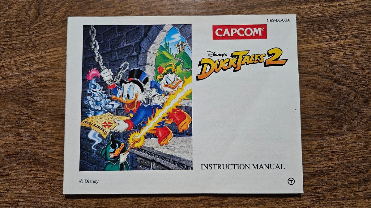 Disney's DuckTales 2 Cart, Box, Manual CIB Complete Nintendo Disney's DuckTales 2 Cart, Box, Manual CIB Complete Nintendo